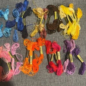 Embroidery Floss Assortment - Multicolor Skeins